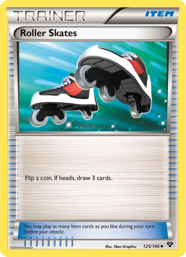 Roller Skates #125 – XY card