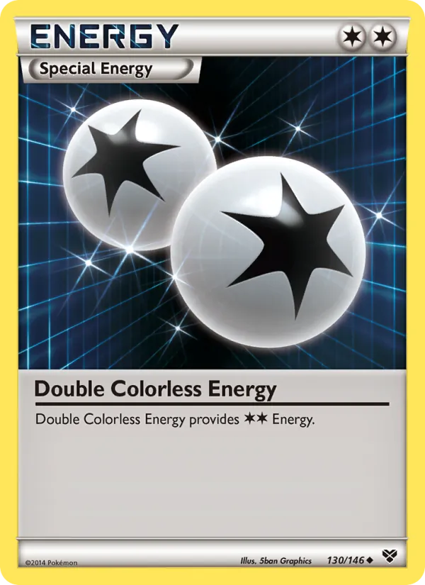 Double Colorless Energy #130 – XY card