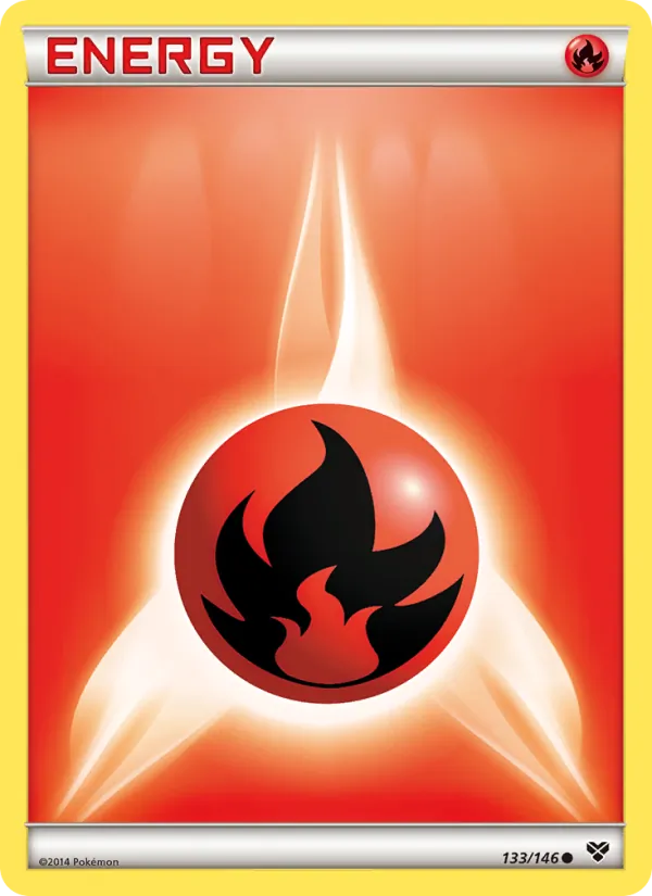 Fire Energy #133 – XY card