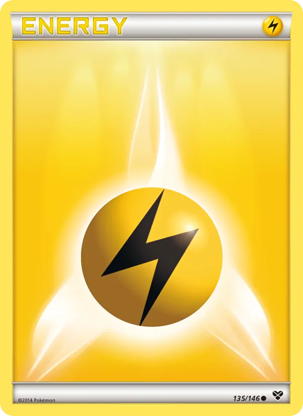 Lightning Energy #135 – XY card