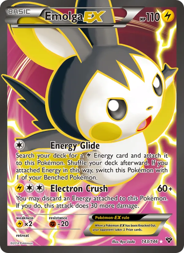 Emolga EX #143 – XY card