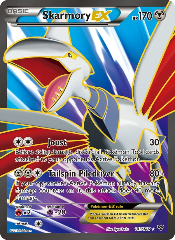 Skarmory EX #145 – XY card
