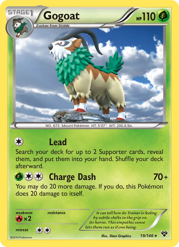 Gogoat #19 – XY card