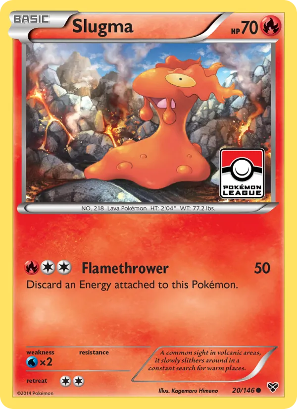 Slugma #20 – XY card