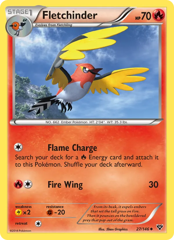Fletchinder #27 – XY card