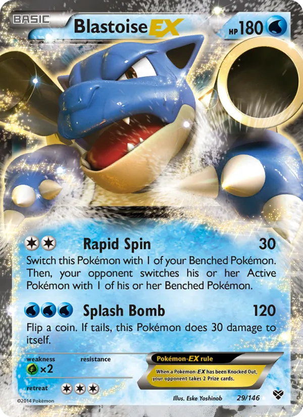 Blastoise EX #29 – XY card