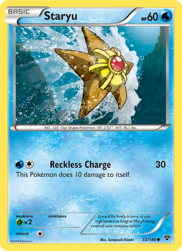 Staryu #33 – XY card