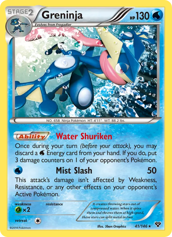 Greninja #41 – XY card