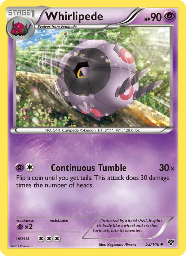 Whirlipede #52 – XY card