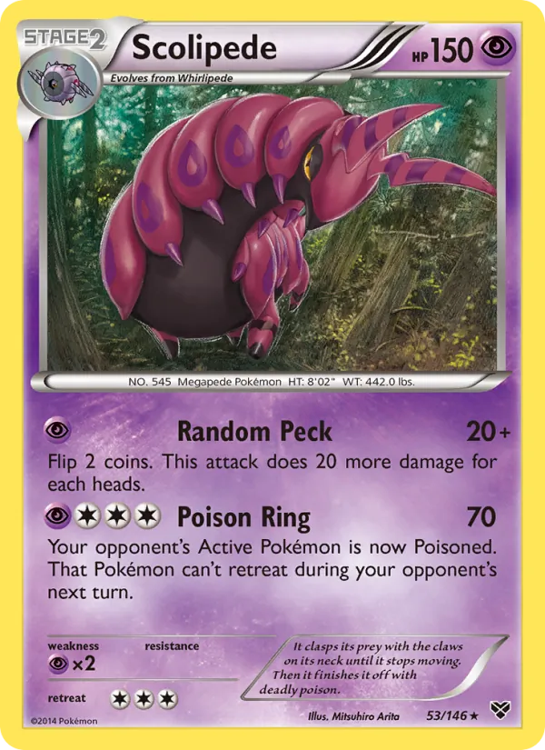Scolipede #53 – XY card