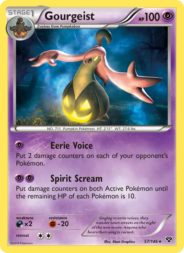 Gourgeist #57 – XY card