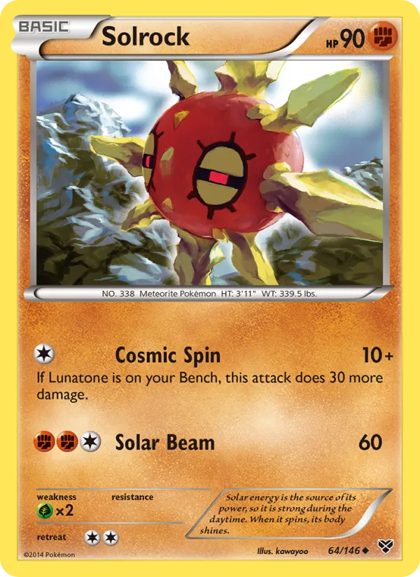 Solrock #64 – XY card
