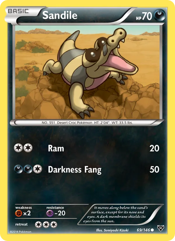 Sandile #69 – XY card