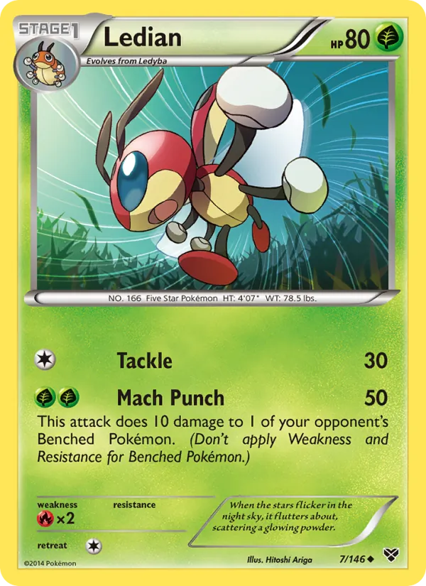 Ledian #7 – XY card