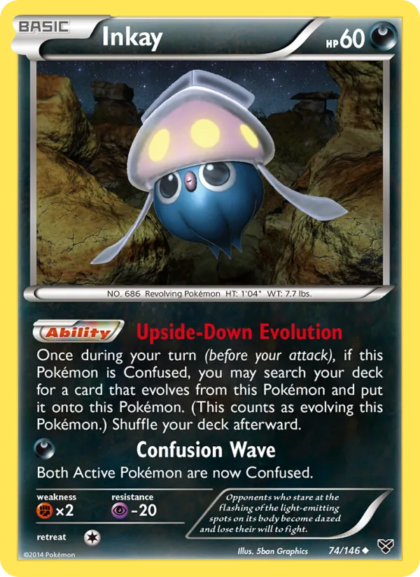 Inkay #74 – XY card