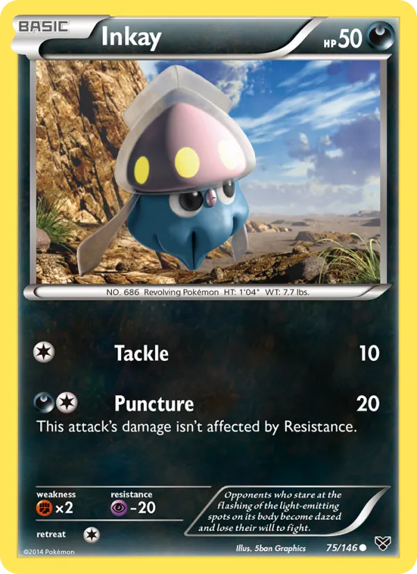 Inkay #75 – XY card