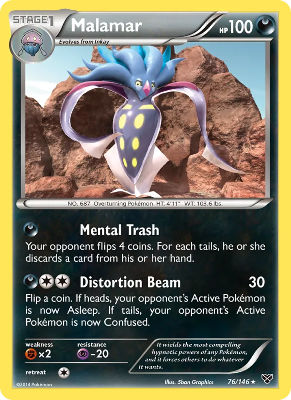Malamar #76 – XY card