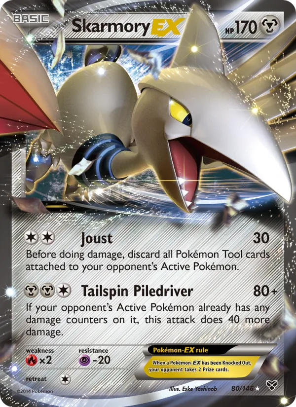 Skarmory EX #80 – XY card