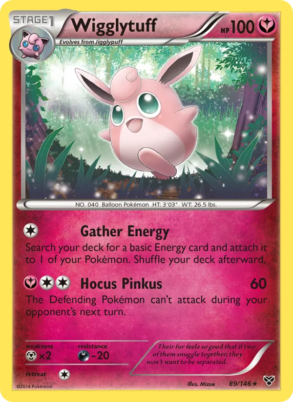 Wigglytuff #89 – XY card