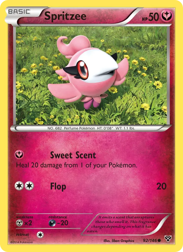 Spritzee #92 – XY card