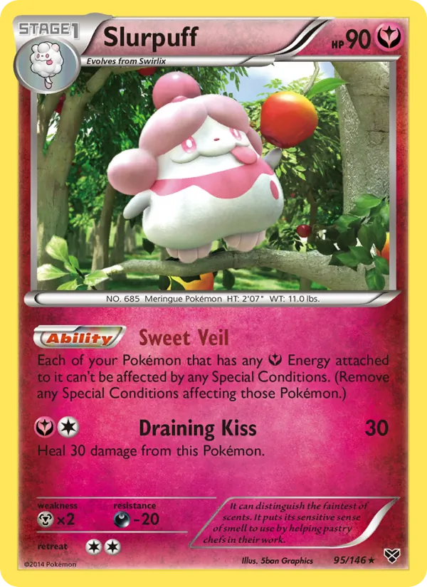 Slurpuff #95 – XY card