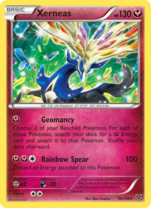 Xerneas #96 – XY card