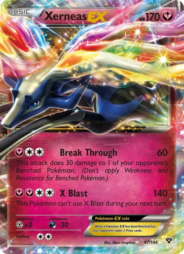 Xerneas EX #97 – XY card