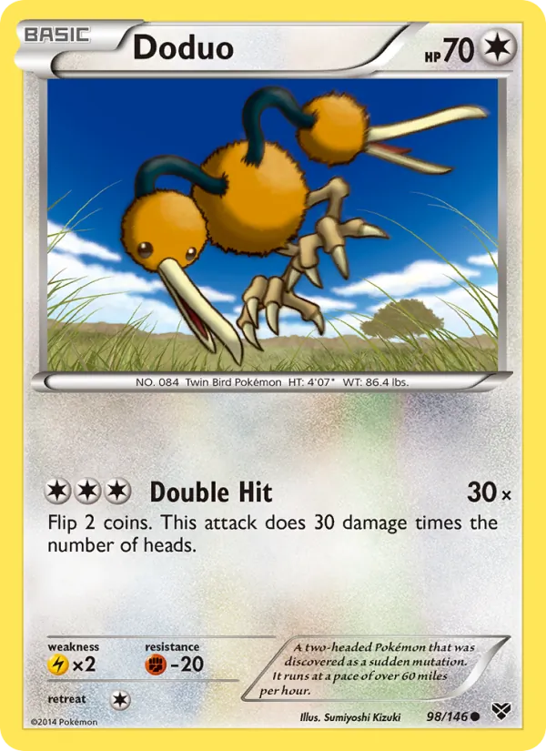 Doduo #98 – XY card