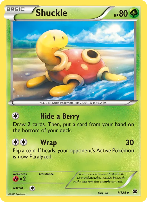 Shuckle #1 – Fates Collide card