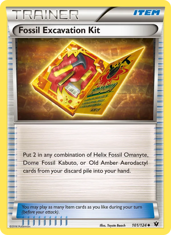 Fossil Excavation Kit #101 – Fates Collide card