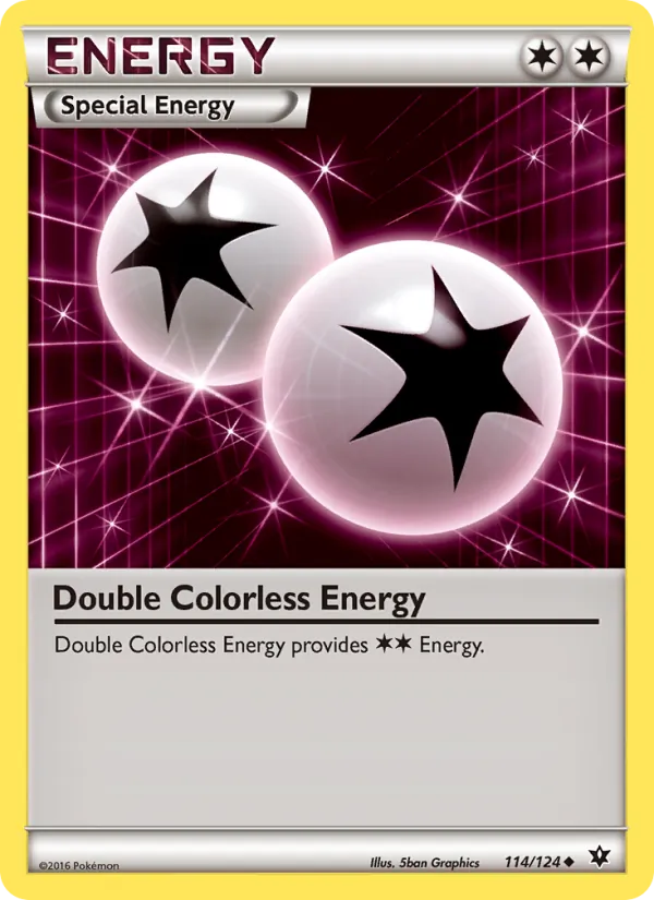 Double Colorless Energy #114 – Fates Collide card