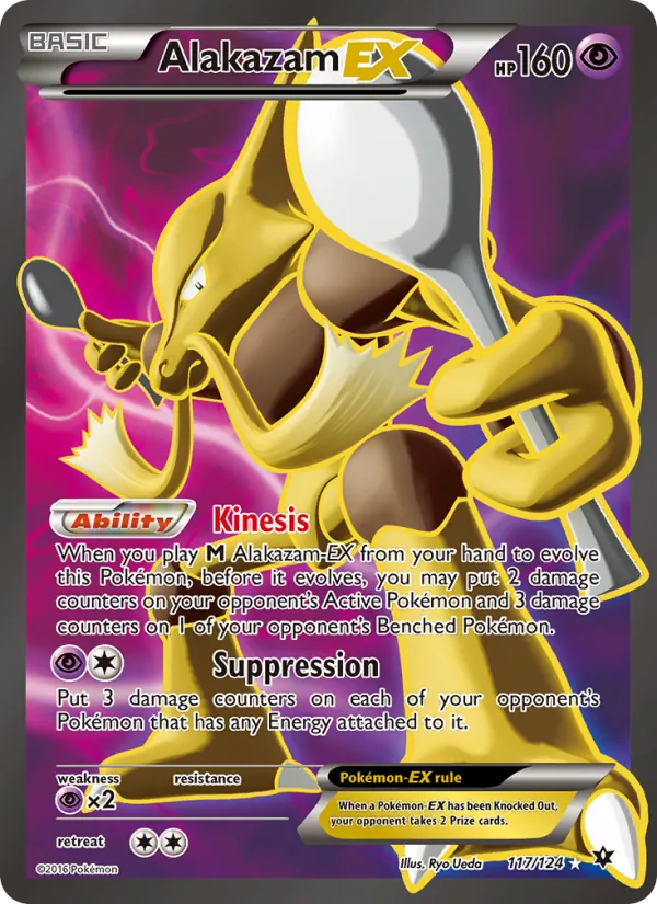 Alakazam EX #117 – Fates Collide card