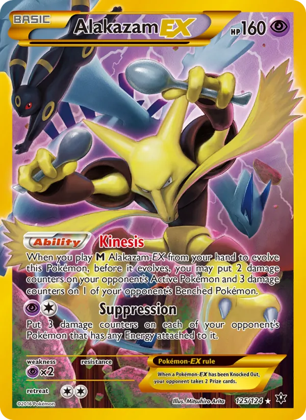 Alakazam EX #125 – Fates Collide card