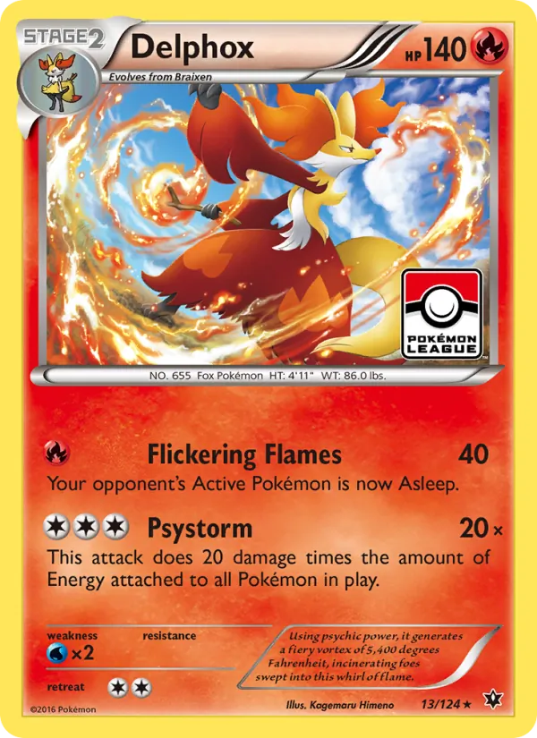 Delphox #13 – Fates Collide card