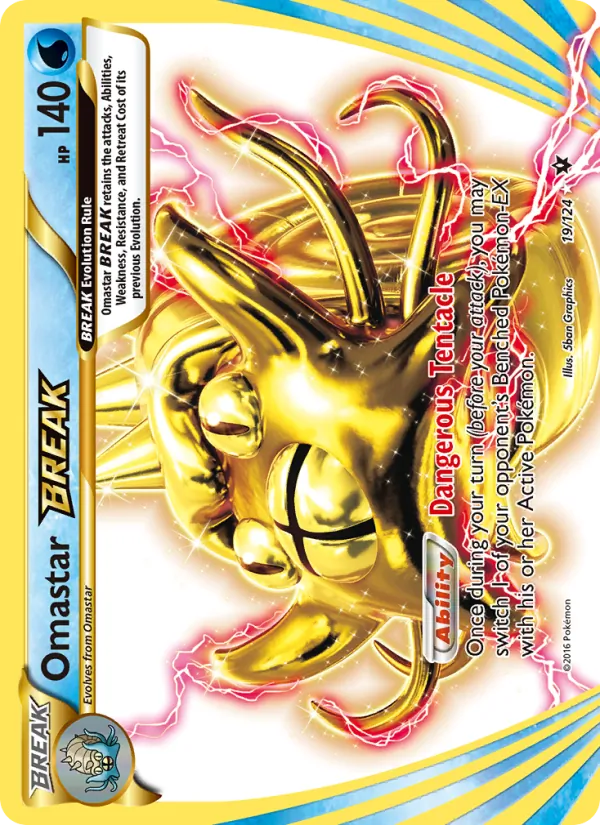Omastar BREAK #19 – Fates Collide card