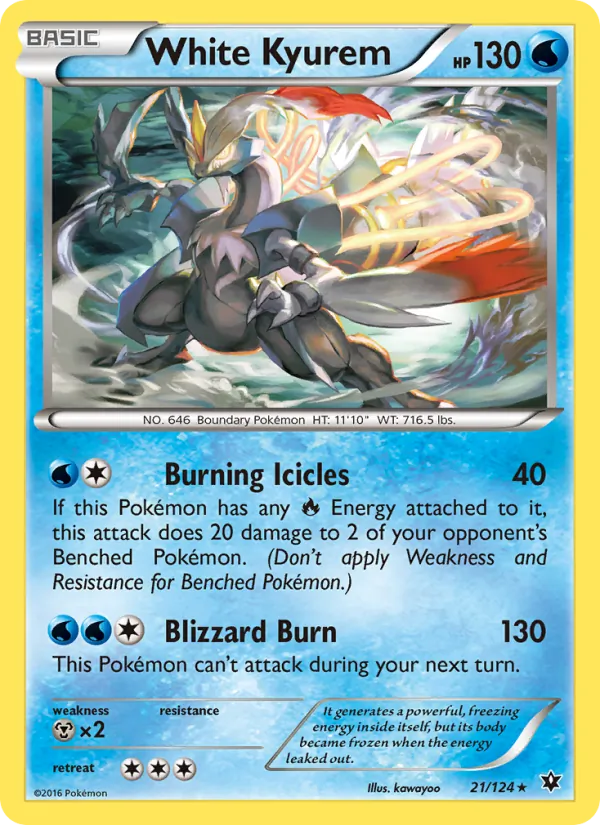 White Kyurem #21 – Fates Collide card