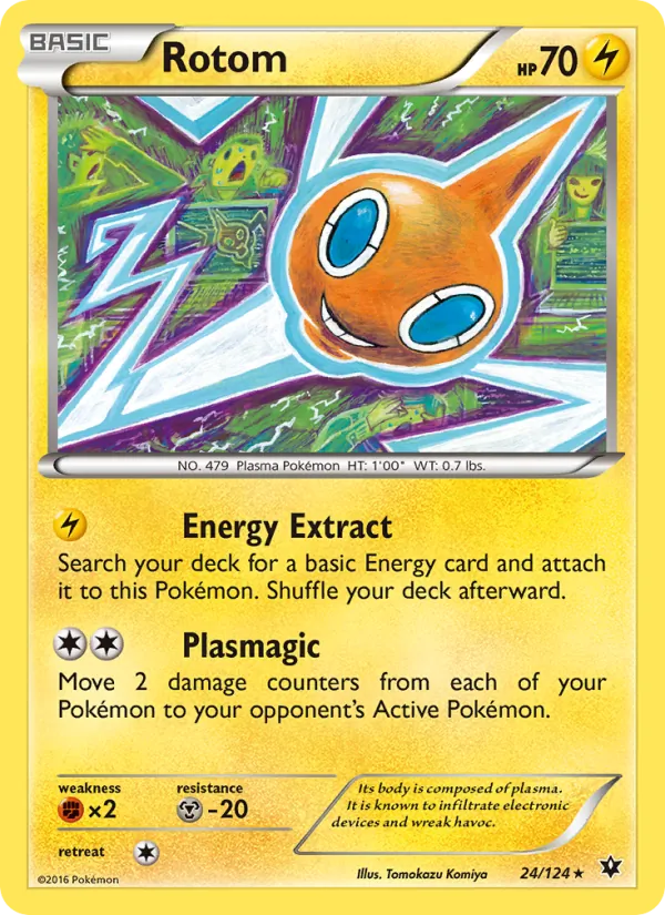 Rotom #24 – Fates Collide card