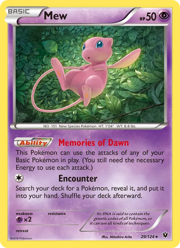 Mew #29 – Fates Collide card