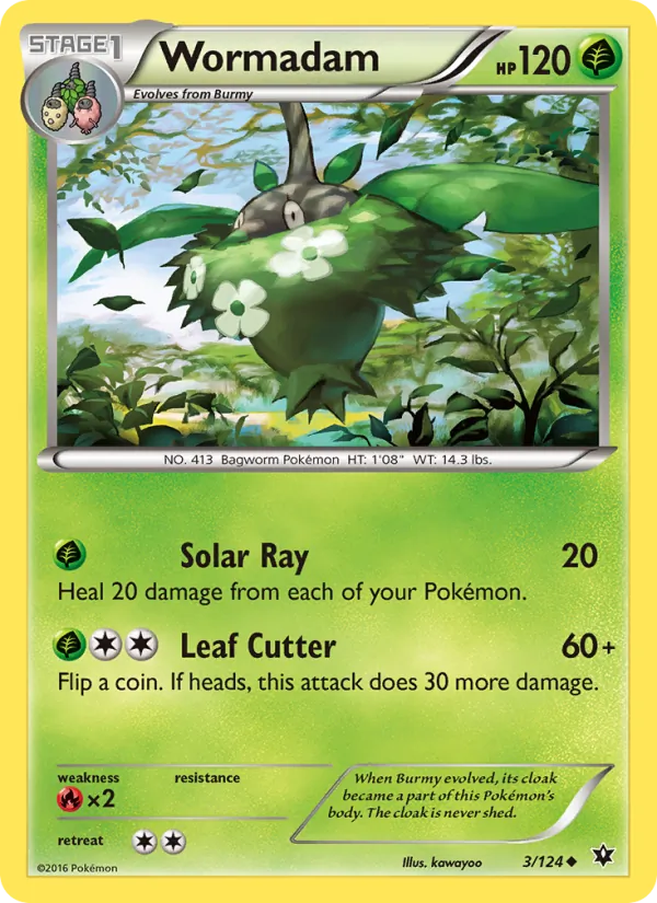 Wormadam #3 – Fates Collide card