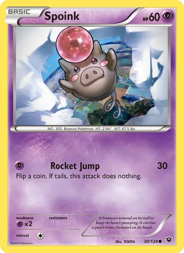 Spoink #30 – Fates Collide card