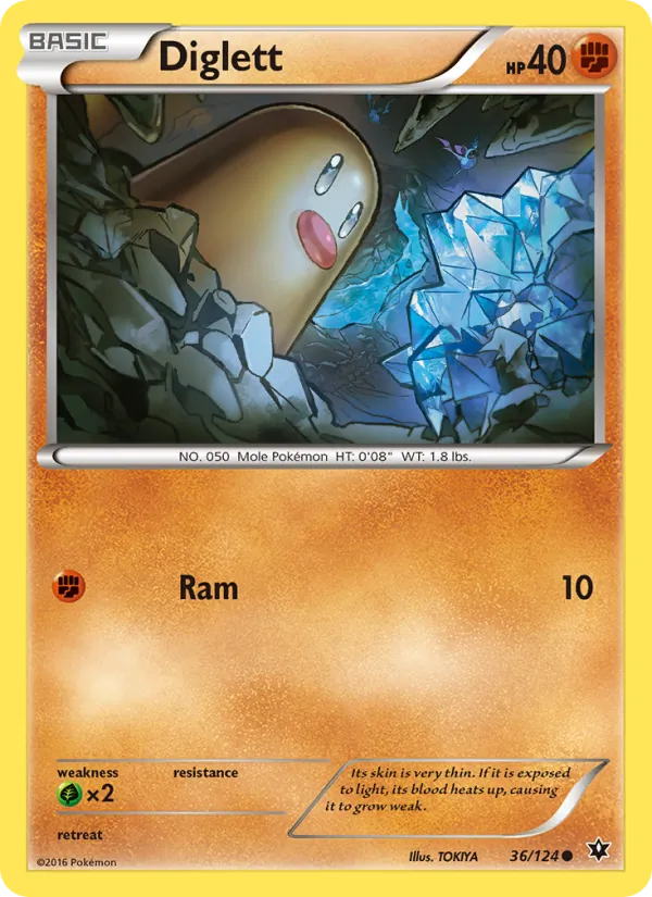 Diglett #36 – Fates Collide card