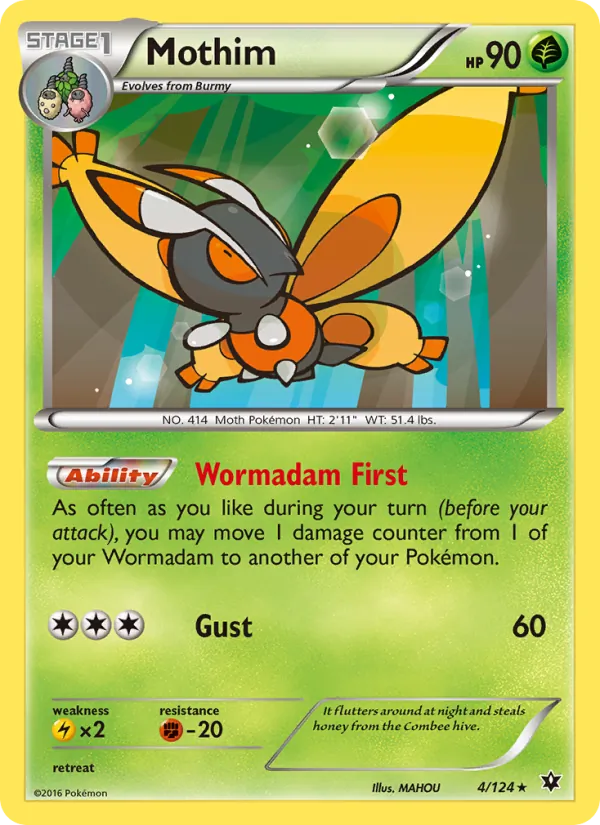 Mothim #4 – Fates Collide card