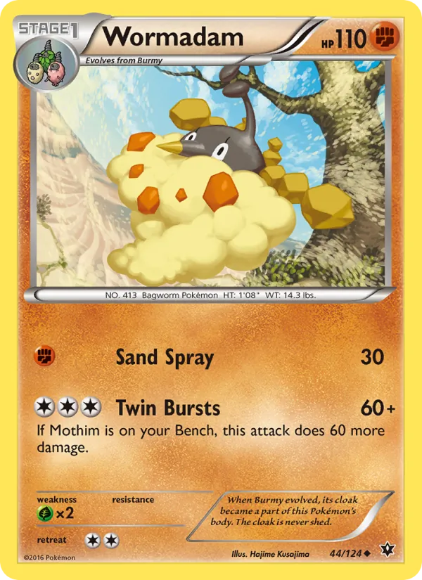 Wormadam #44 – Fates Collide card
