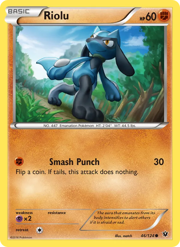 Riolu #46 – Fates Collide card