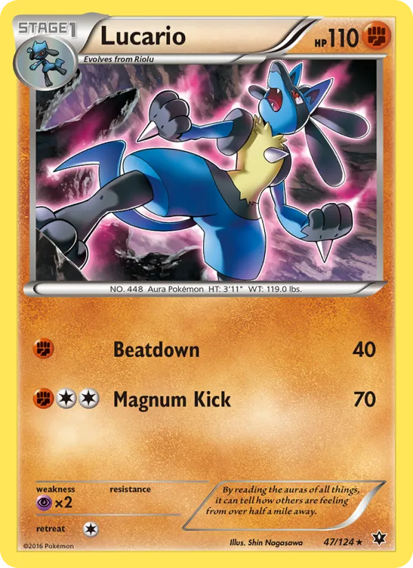 Lucario #47 – Fates Collide card