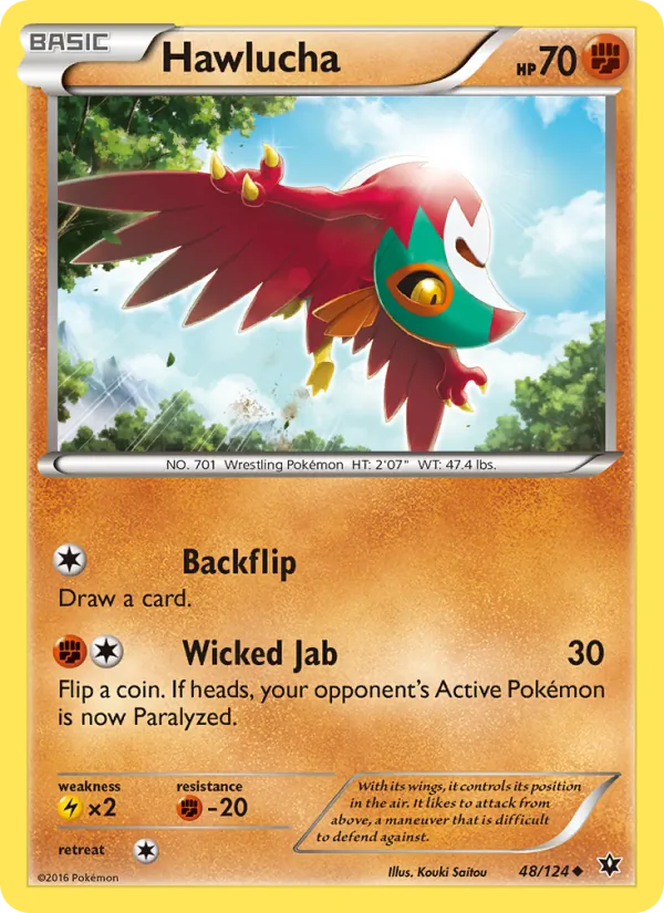 Hawlucha #48 – Fates Collide card