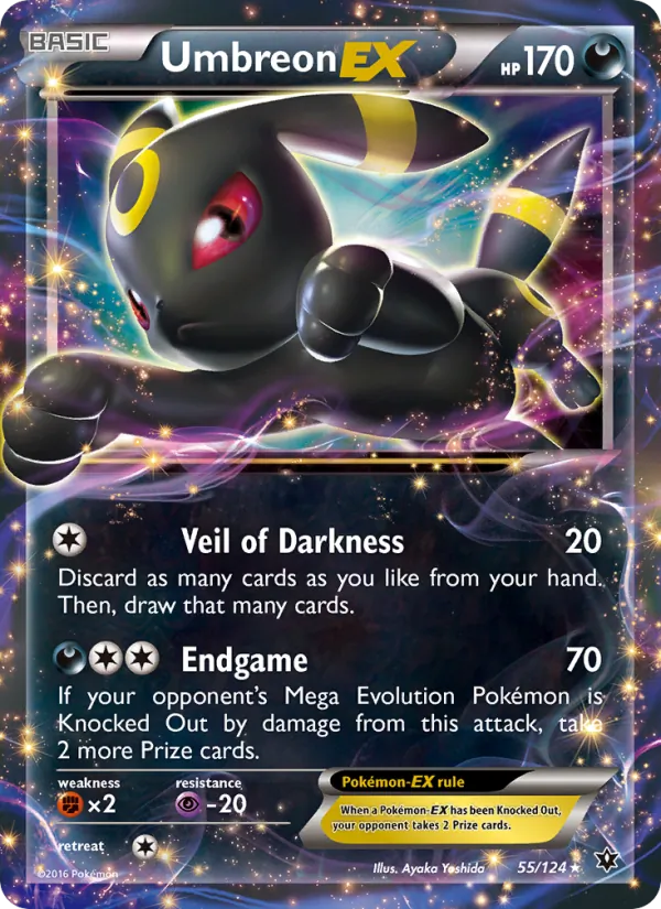 Umbreon EX #55 – Fates Collide card