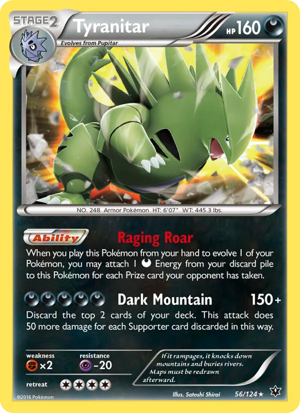 Tyranitar #56 – Fates Collide card