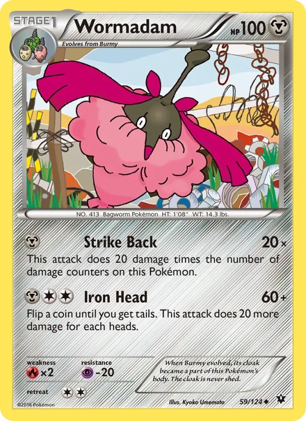 Wormadam #59 – Fates Collide card