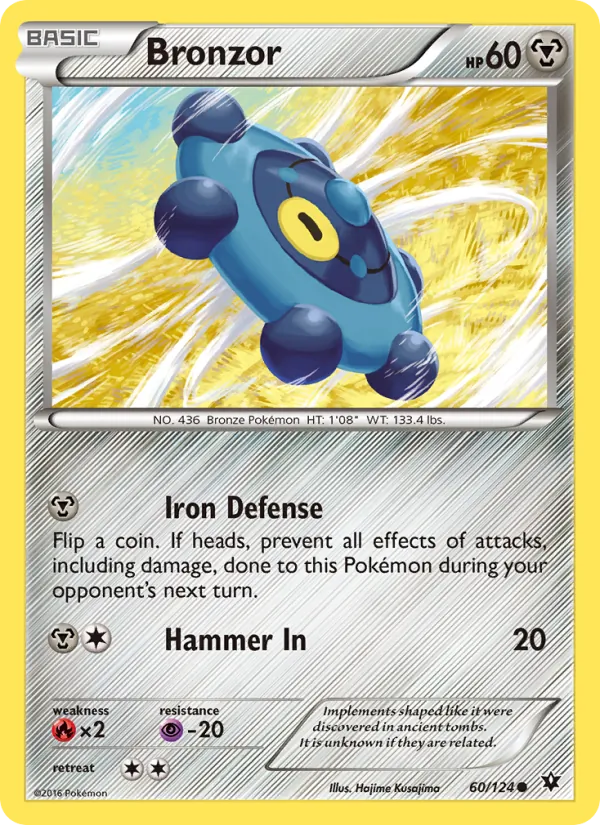 Bronzor #60 – Fates Collide card